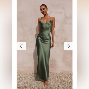 Billy J Olive maxi dress - brand new with tags. Size S.
